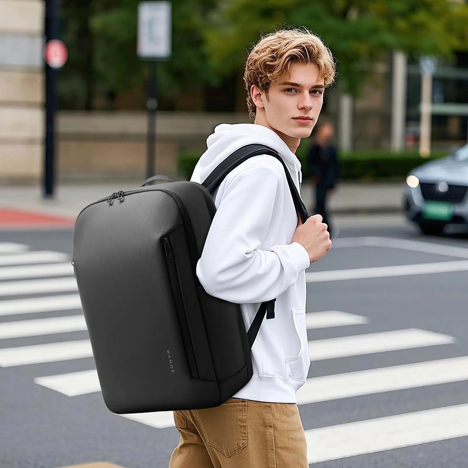 BANGE New Casual Multi-Pockets Big Capacity Daily 15.6inch Laptop