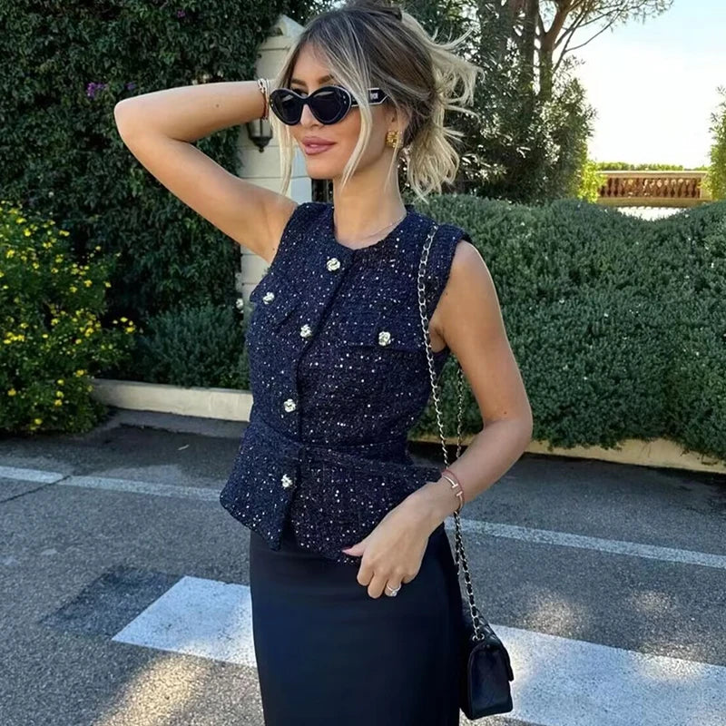 Vests Jackets Autumn Women's 2025 New Chic Simple Slim Women's Jackets