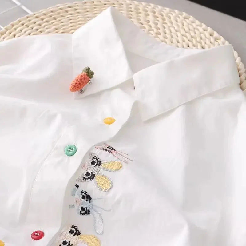 Women Spring Autumn Style Blouses Shirts Lady Casual Long Sleeve