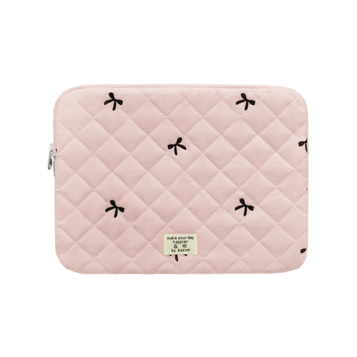 Cute Bow Graphic Laptop Bag Tablet Sleeve Case 11 13.3 14 15.6 Inch