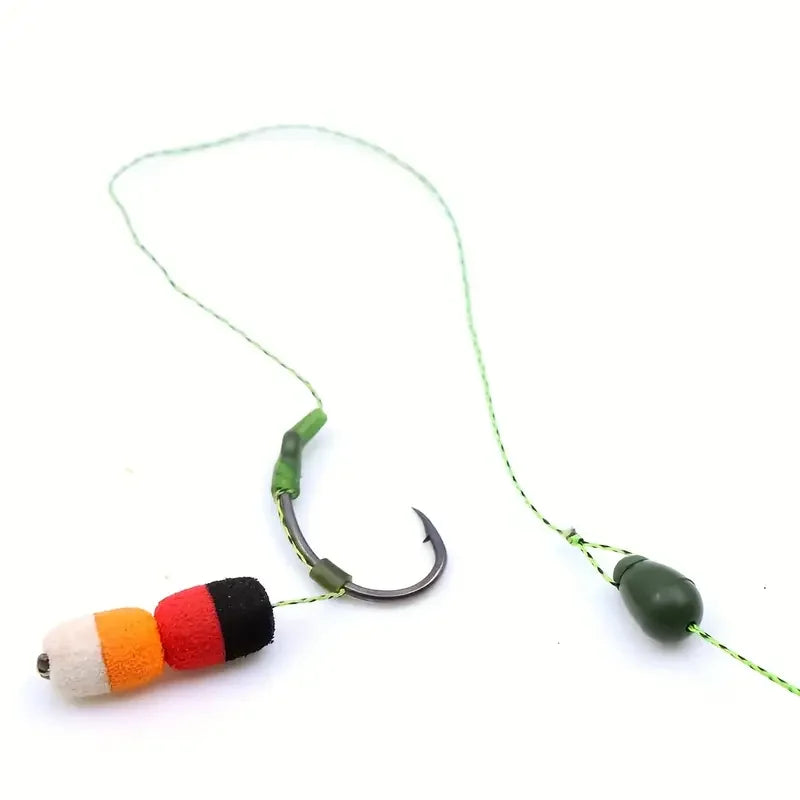 25pcs Quick Change Beads Carp Fishing Tackle Hook Links Method Feeders