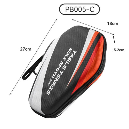 1pcs Table Tennis Racket Bags EVA Hard Shell Waterproof Dustproof