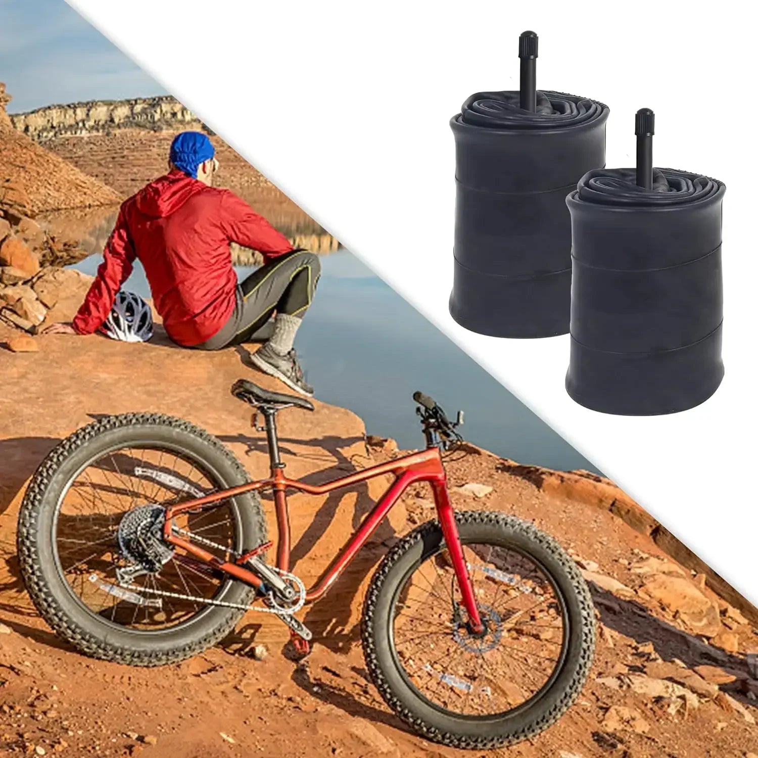 1PC Fat Bicycle Tube 20x4.0 Bike Inner Tube For Snowmobiles Bicycles
