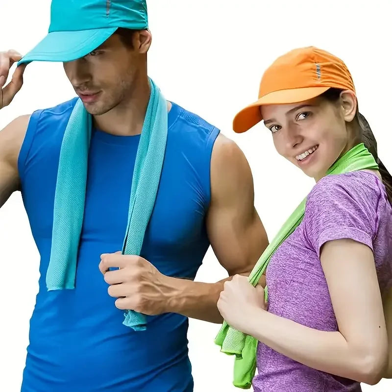 1PC New EVA Boxed Cold Sports Outdoor Cooling Fitness Towel Absorbent