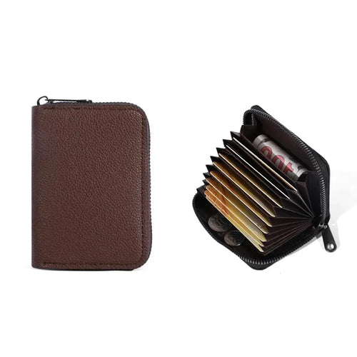 20 Detents Cards Holders PU Business Bank Credit Bus ID Card Holder