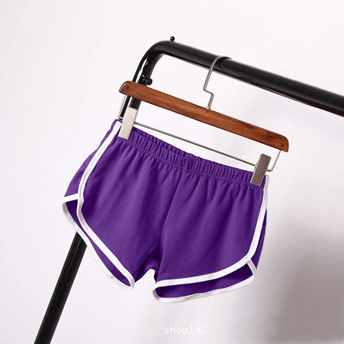 Women's Cotton Shorts Vintage Dolphin Short Pants Sexy Lounge Workout
