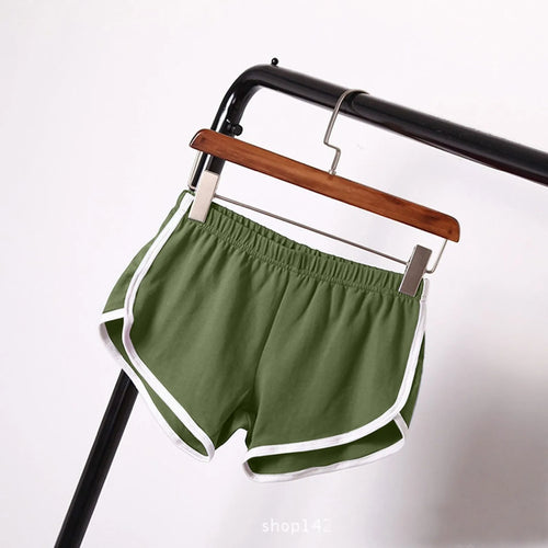Women's Cotton Shorts Vintage Dolphin Short Pants Sexy Lounge Workout