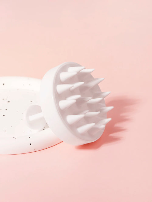 1PCS scalp massager shampoo brush, scalp cleaning brush, silicone, for