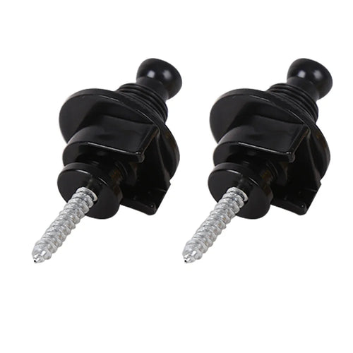 2Pcs Guitar Bass Strap Lock Skidproof StrapLock locking pegs