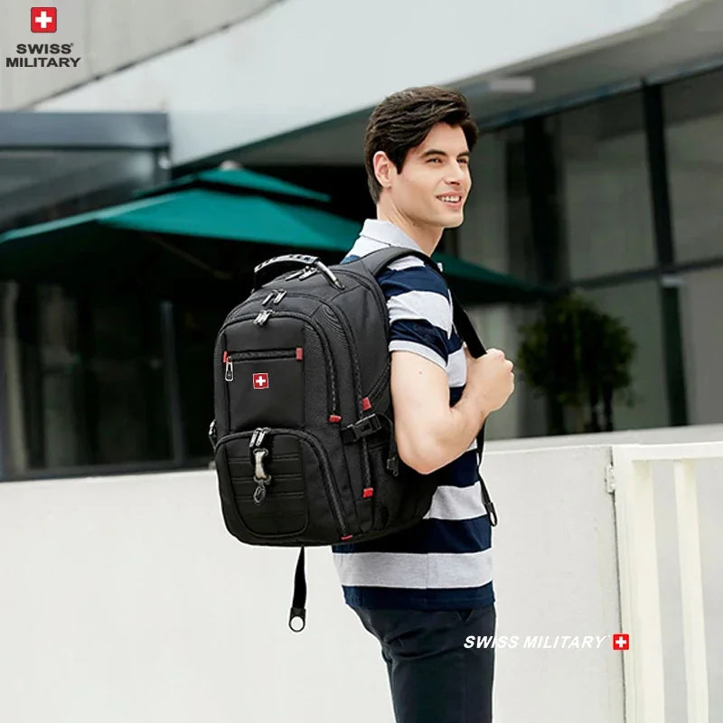 Waterproof Men's Backpack 15.6/17 Inch Laptop Backpacks School Travel