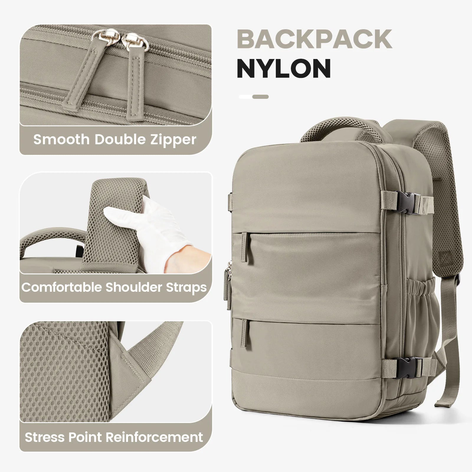 Backpack Travel 40x20x25 Ryanair Fashion Laptop Bag Women Waterproof