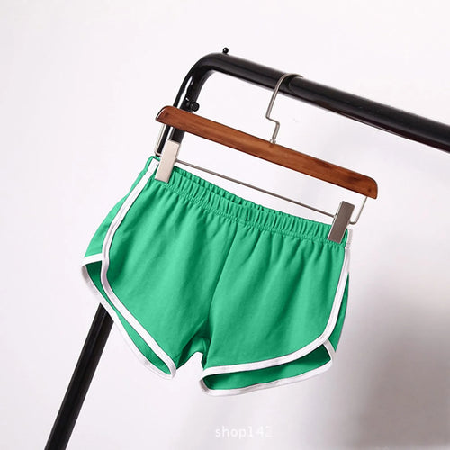 Women's Cotton Shorts Vintage Dolphin Short Pants Sexy Lounge Workout