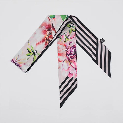 2024 New Luxury Brand Scarf Tarot Women Scarf Bag Hair Skinny Silk