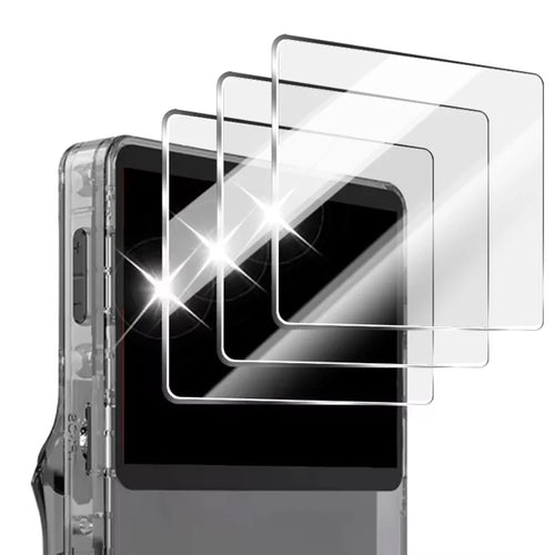 4 IN 1 Case+Glass for R36S Game Console Travel Carrying Storage Bag &