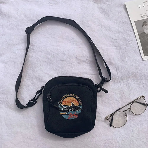 Mini Women's Bag Canvas Handbags Small Cloth Shoulder Crossbody Bags
