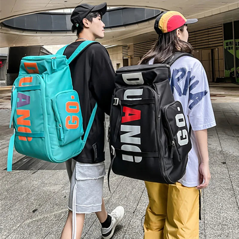 Sport Gym Bag Men Fitness Travel Backpack Large Waterproof Skate Pack