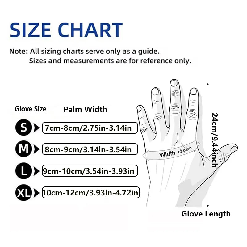 20/50/100PCS Disposable Black Nitrile Gloves for Household Use Latex