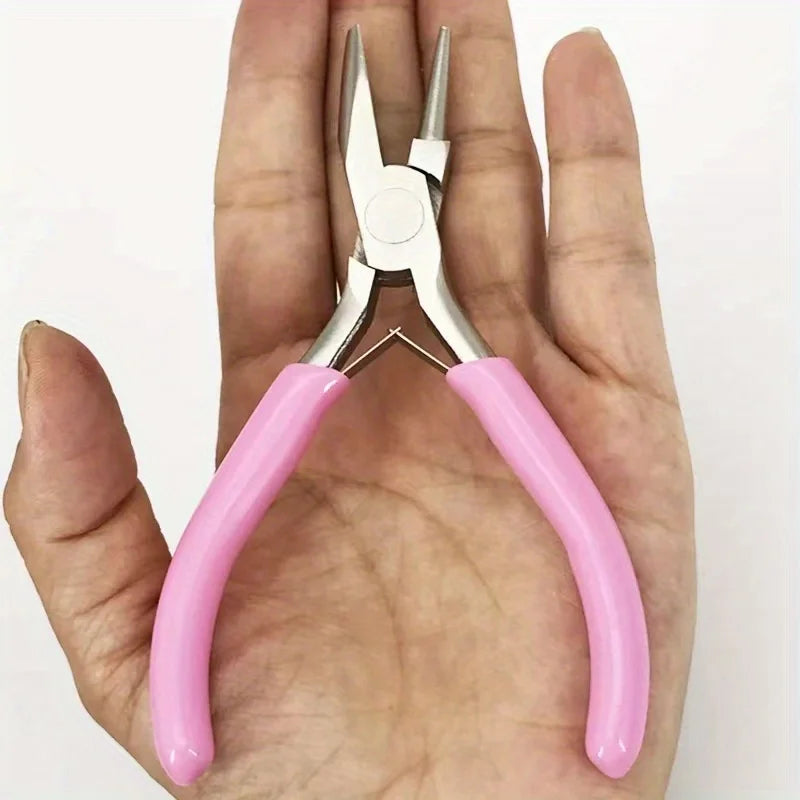 5-inch professional round concave pliers, used for jewelry making mini