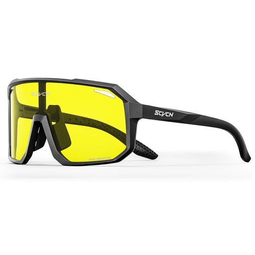 SCVCN New Yellow Polarized Cycling Sunglasses Men Bike MTB Driving