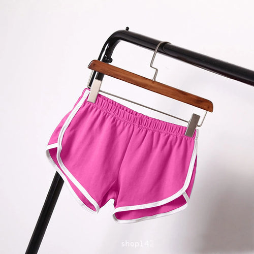 Women's Cotton Shorts Vintage Dolphin Short Pants Sexy Lounge Workout