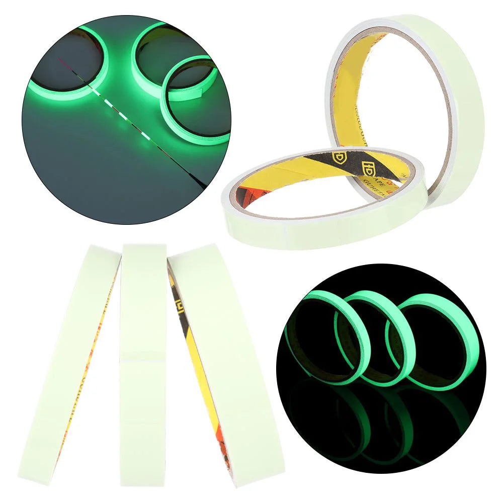 1pcs 3m Self Adhesive Green Luminous Tape Glow In The Dark Stickers