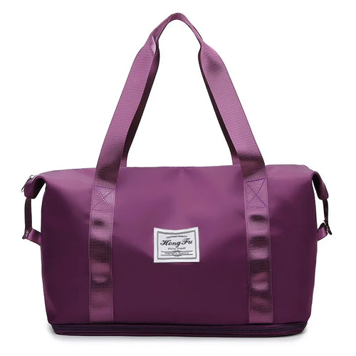 UNIXINU Carry On Travel Duffle Bag Nylon Waterproof Sports Gym Tote