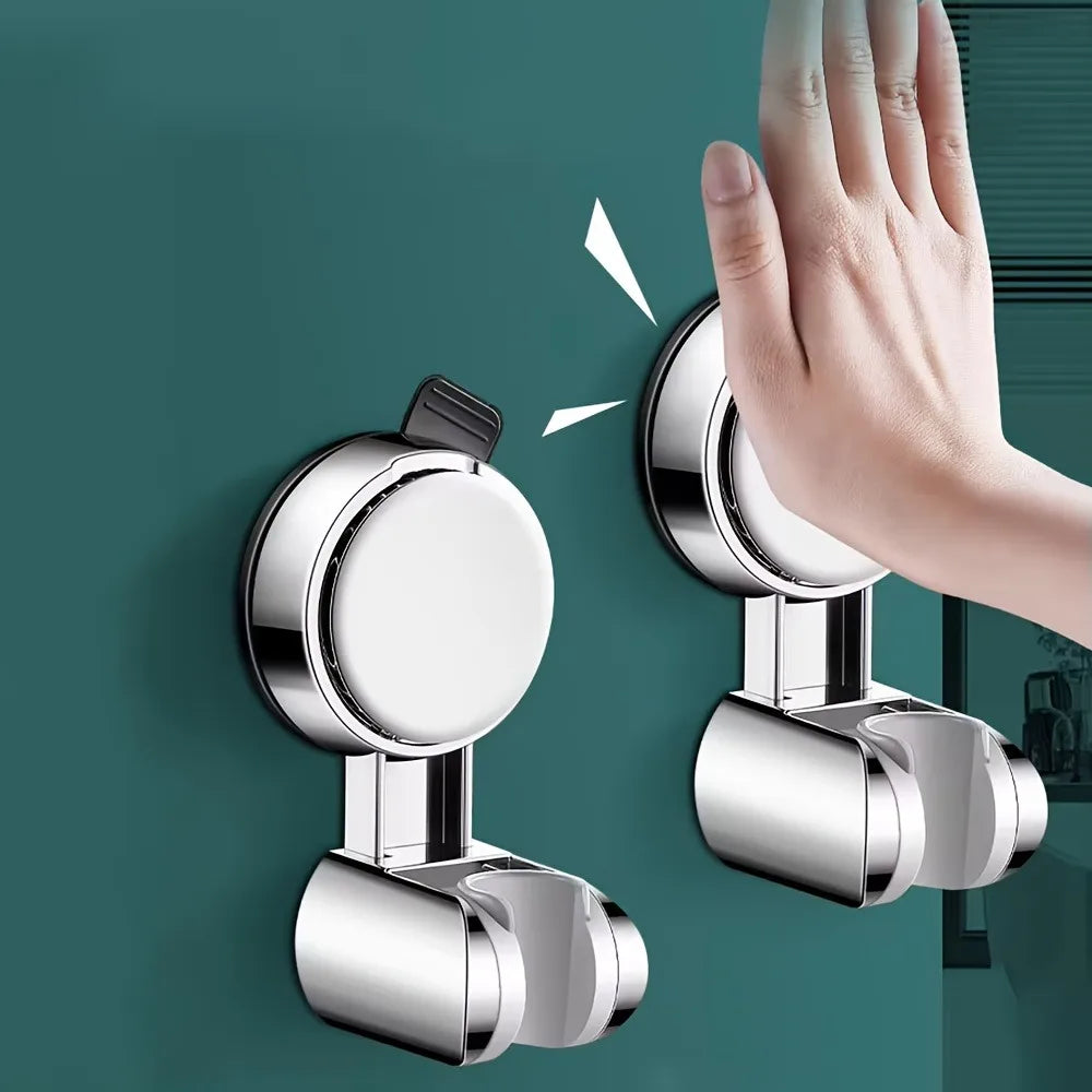 1Pc Universal Shower Head Holder Adjustable Strong Adhesive ABS Shower