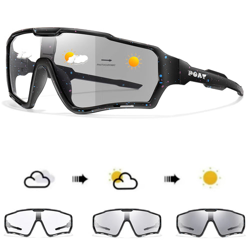 POAT Brand Men Women MTB Bike Bicycle Photochromic Eyewear Cycling