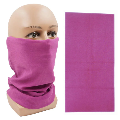 Outdoor Magic Bandana Solid Neon Color Cycling Hiking Scarves Headband