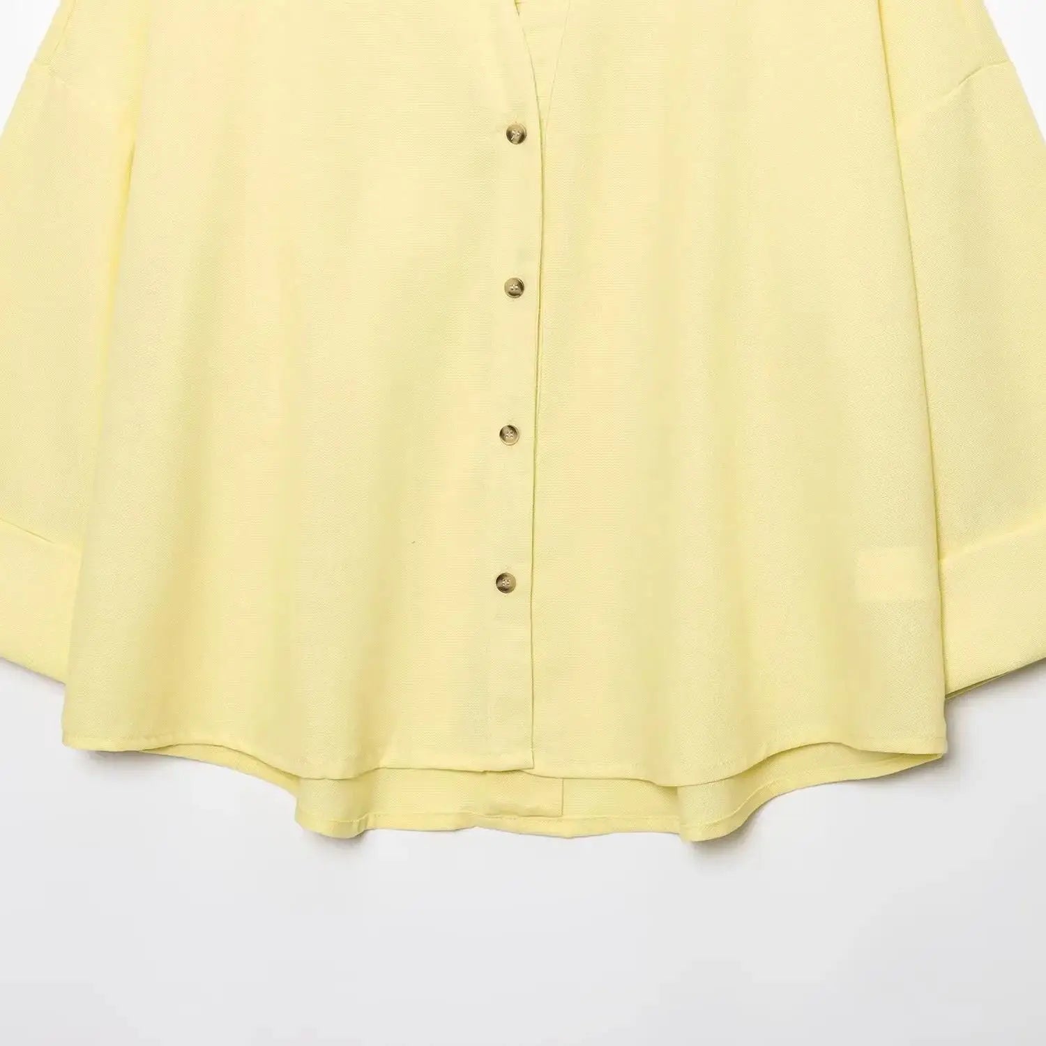 2025  AZRAF Women Summer Fashion New Blended Wide Sleeve Shirt Unique