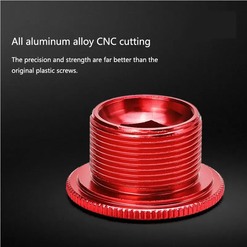 ENLEE Bike Crank Cover Crank Screw Aluminum Alloy Mountain Bike Color