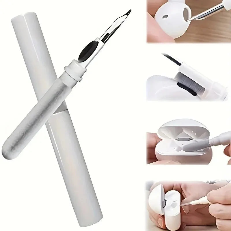 3-in-1 Small Bluetooth Earbud Cleaning Tool Multi-function Cleaning