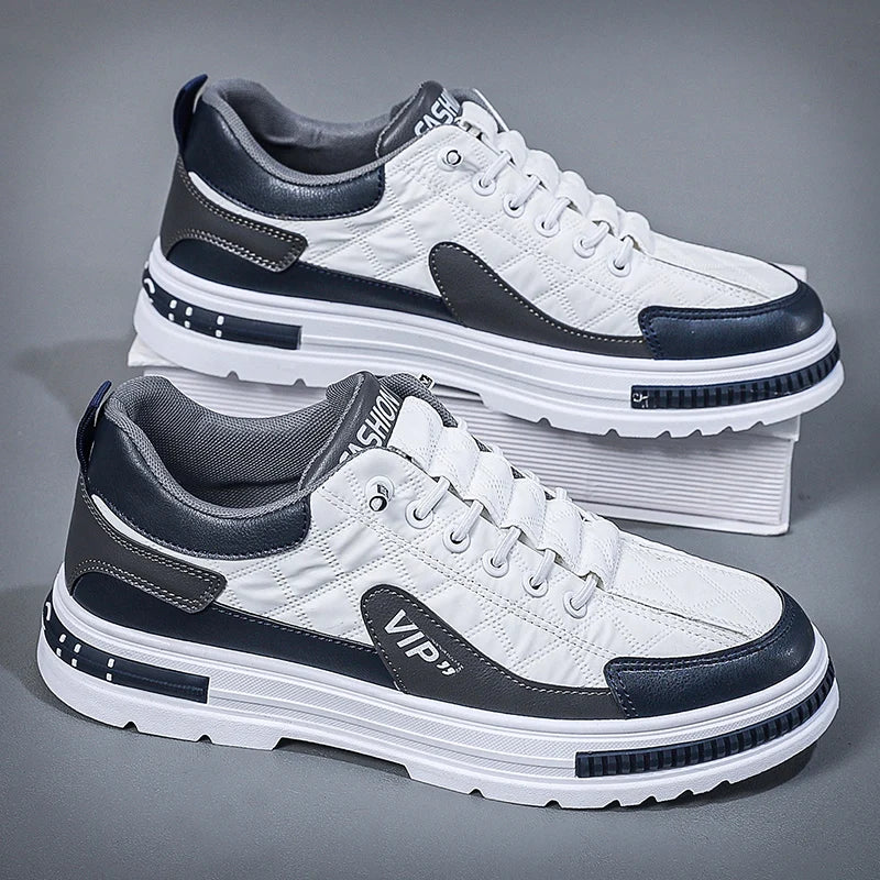Mesh Lightweight Sneakers Elastic Band Platform Vulcanized Shoes Big