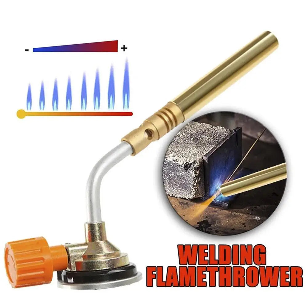 2024 Welding Gas Flame Gun Butane Burner Brazing Flamethrower Heat