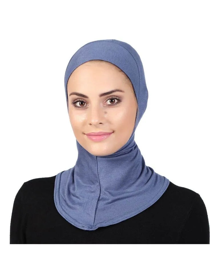 Ready To Wear Inner Cap Hijab for Women Muslim Solid Underscarf Hijab