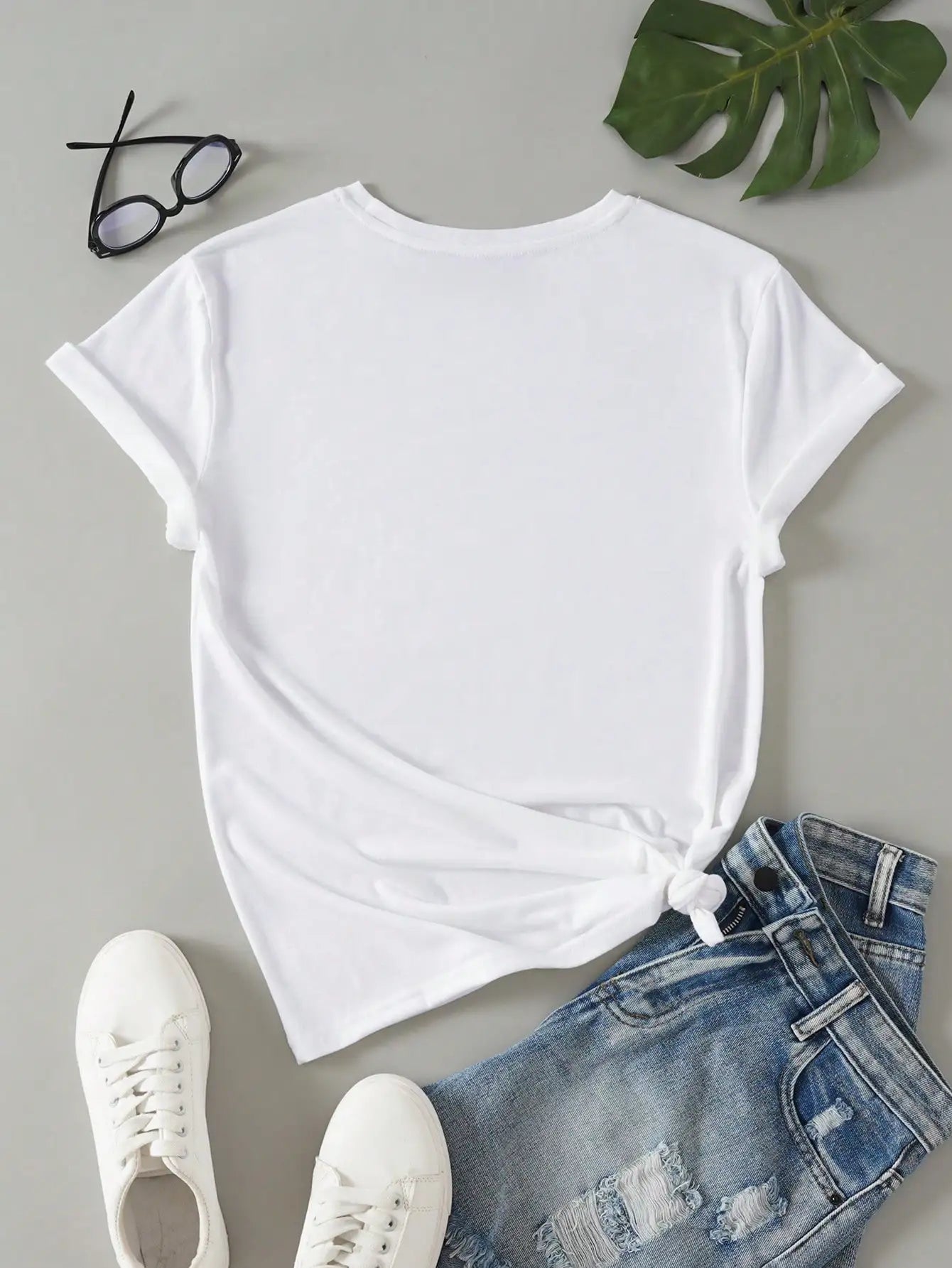 Women's Eye Print Short Sleeve T-Shirt
