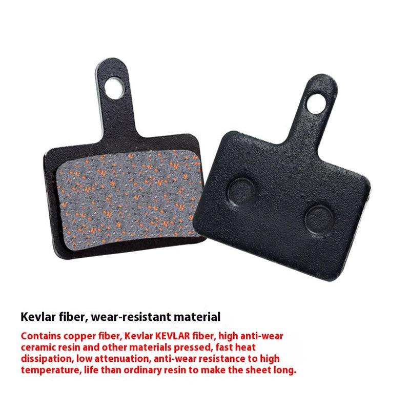1Pair Semi-Metal Bicycle Hydraulic Disc Brake Pad MTB Mountain Bike
