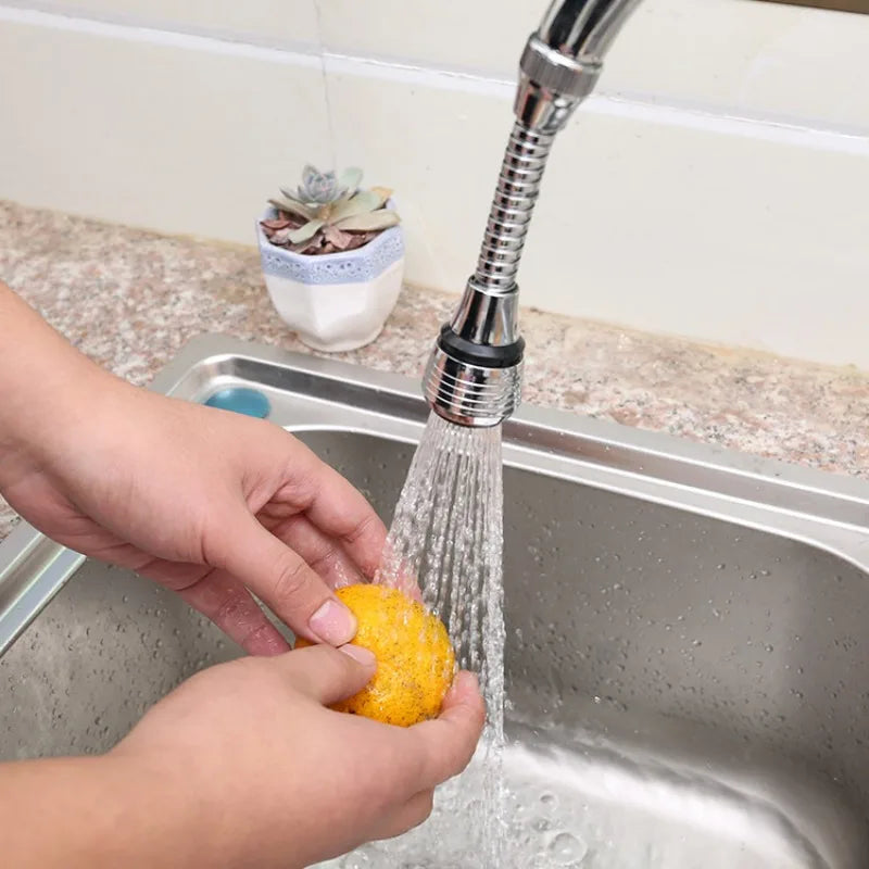 2 Modes Sink Faucet 360 Degree Rotation Filter Extension Tube Shower