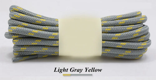 1Pair Round Shoelaces Durable Polyester Shoelace Outdoor Boots