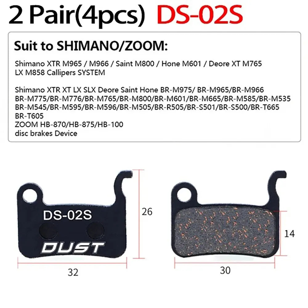 2 Pair (4pcs) MTB Bicycle Hydraulic Disc Ceramics Brake Pads For B01s