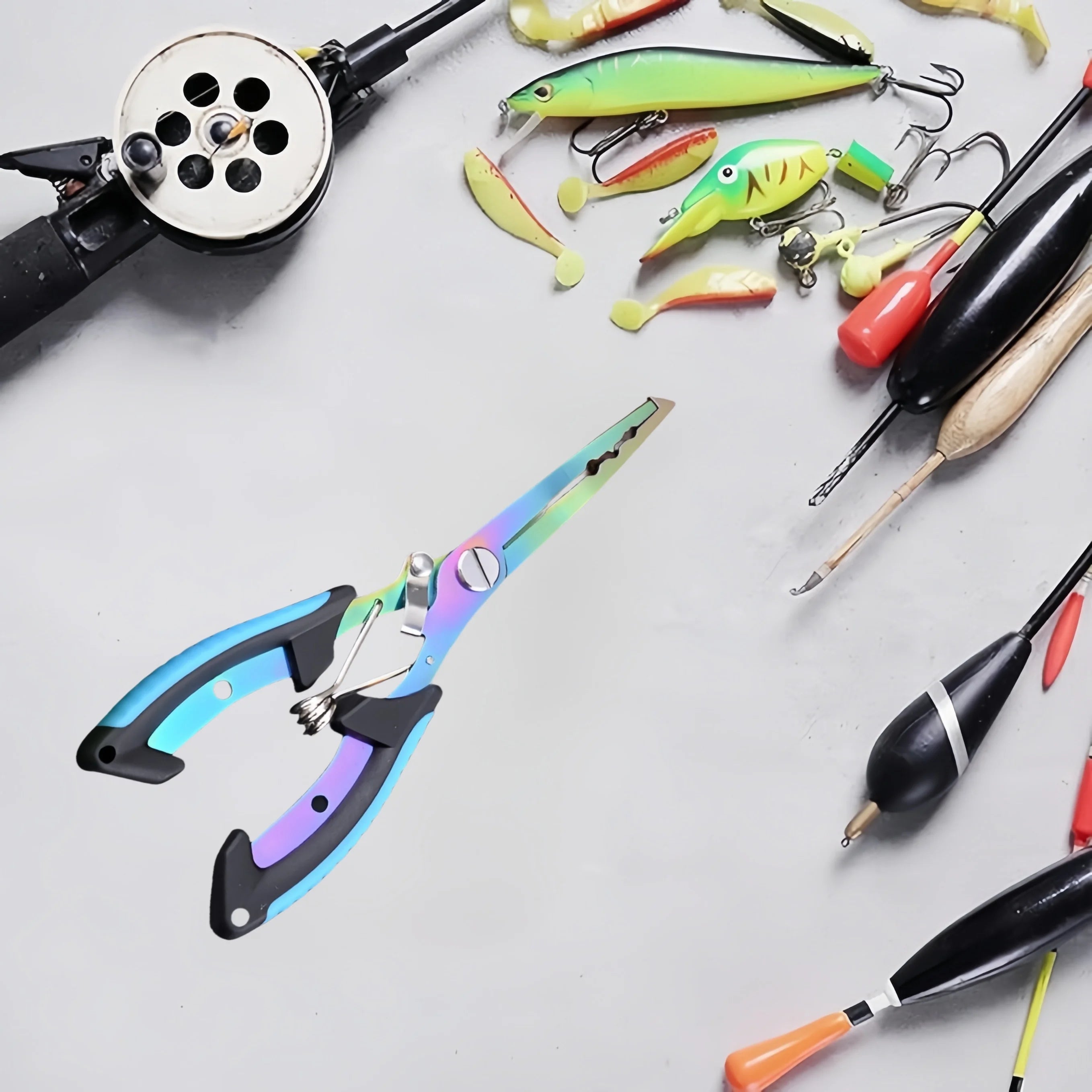1pc Multi-functional Fishing Pliers, Stainless Steel Line Cutter,