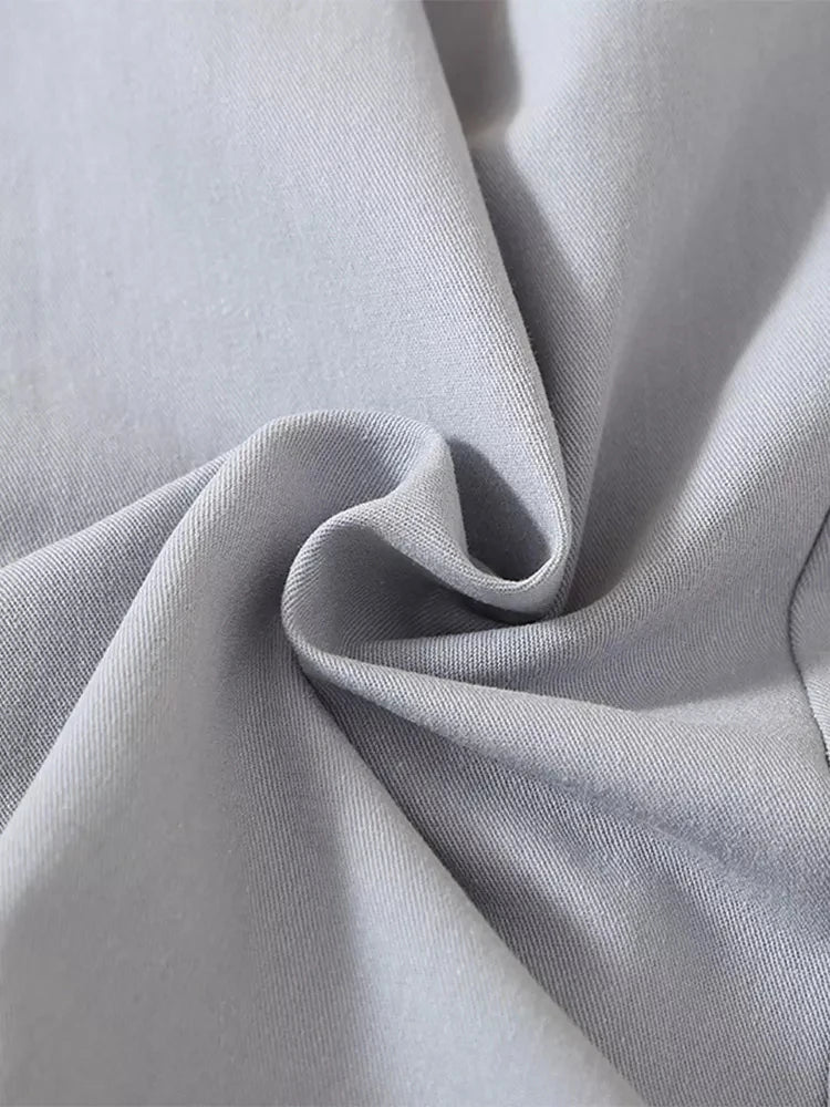 Summer Autumn Skirts Womens Midi Knee Length Korean Elegant Button