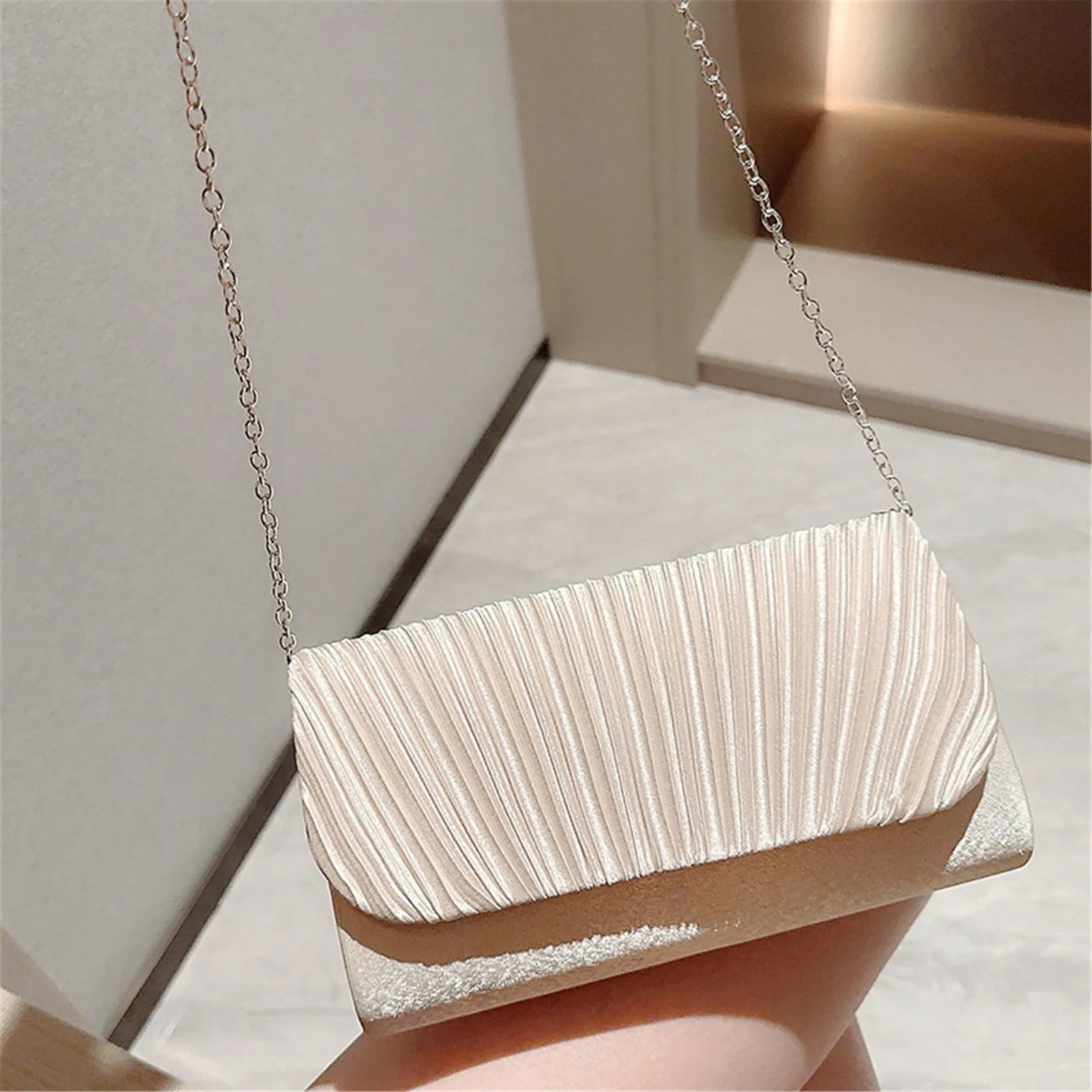 Women Evening Clutch Bags Elegant Luxury Female Silver/Black/White