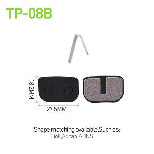 2 Pairs (4 pcs) MTB Bicycle Hydraulic Disc Brake Pads For SHIMANO SRAM