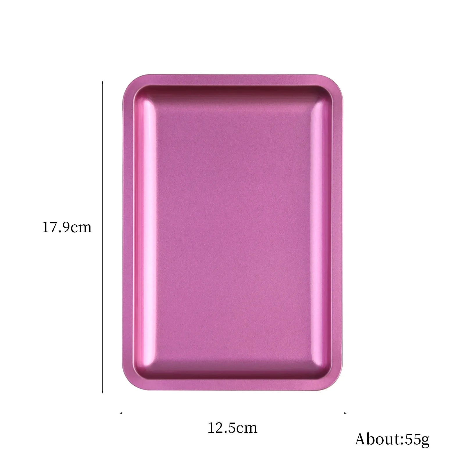1PC Square Stainless Steel Cosmetic Storage Tray Nail Art Manicure