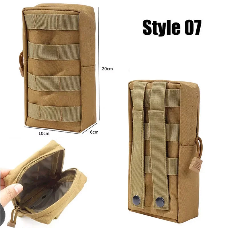 OPHIDIAN Bags Molle Pouches Gear Waist Bag Men Phone Pouch Camping
