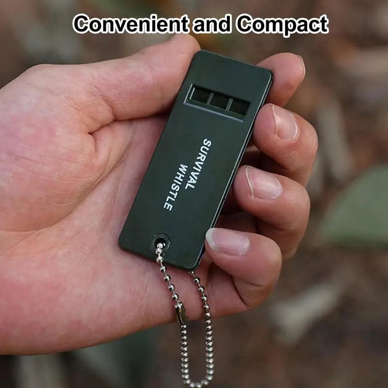 3-Frequency Whistle High Decibel Survival Whistle Outdoor Hiking