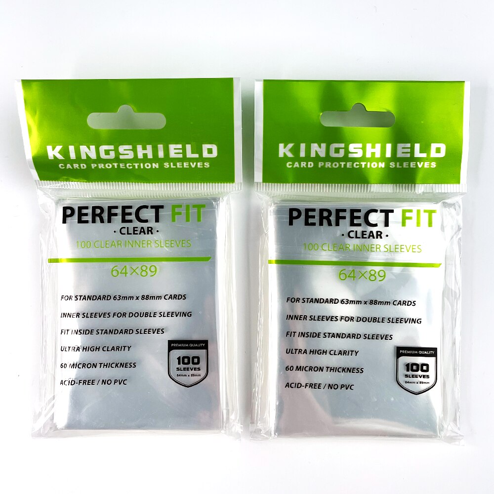 100pcs/lot 64*89mm ClearCard Sleeve Perfect Fit Card Sleeve Card