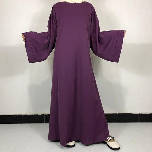 15 Colors Basic Plain Nida Abaya With Free Belt High Quality Muslim