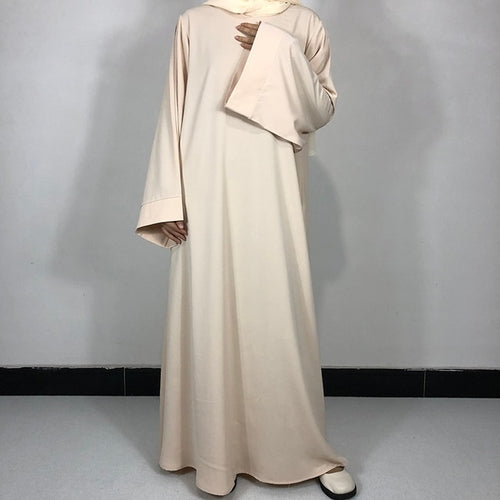 15 Colors Basic Plain Nida Abaya With Free Belt High Quality Muslim